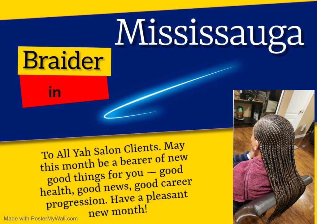 Braiders in Mississauga 1 Yah Salon is Unique
